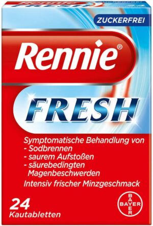 Rennie Fresh zuckerfrei 24 Kautabletten