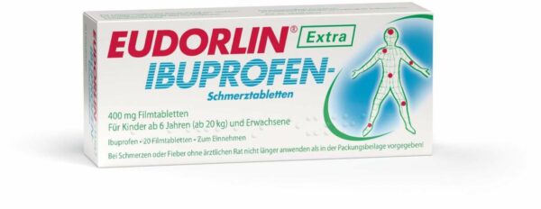 Eudorlin Extra Ibuprofen Schmerztabletten 20 Stück