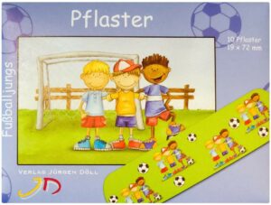 Kinderpflaster Fussballjungs Briefchen