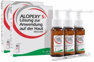 Alopexy 5% Lösung zur Anwendung auf der Haut 6 x 60 ml