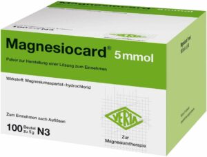 Magnesiocard 5 Mmol Pulver 100 Beutel