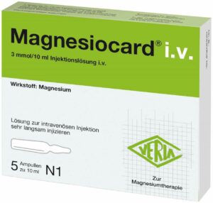 Magnesiocard I.V. Injektionslösung 5 X 10 ml