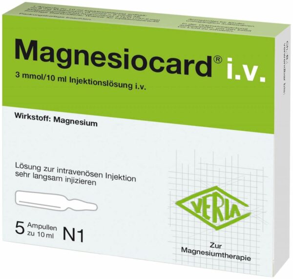Magnesiocard I.V. Injektionslösung 5 X 10 ml