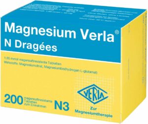 Magnesium Verla N 200 Dragees