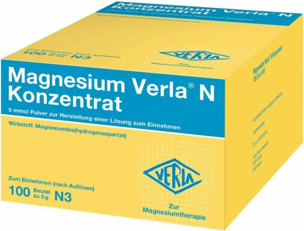 Magnesium Verla N Konzentrat 100 Pulver