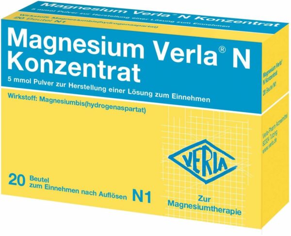 Magnesium Verla N Konzentrat 20 Pulver