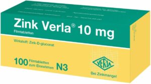 Zink Verla 10 mg 100 Filmtabletten