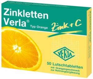 Zinkletten Verla Orange Lutschtabletten 50 Stück