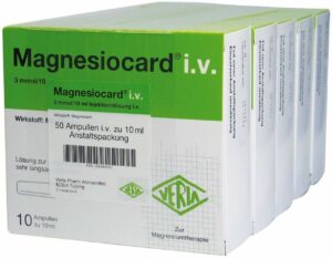 Magnesiocard I.V. Injektionslösung 50 X 10 ml