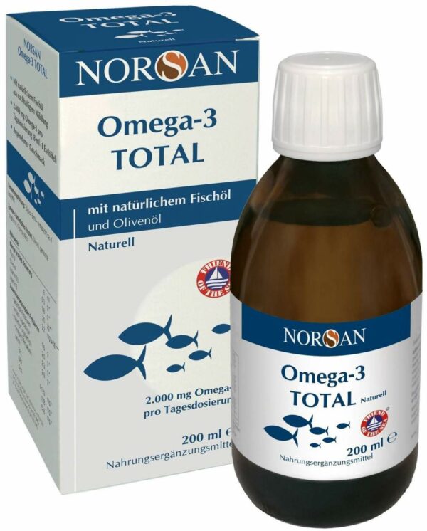 Norsan Omega-3 Total Naturell Flüssig 200 ml