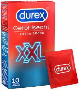 Durex Gefühlsecht Extra Groß 10 Kondome