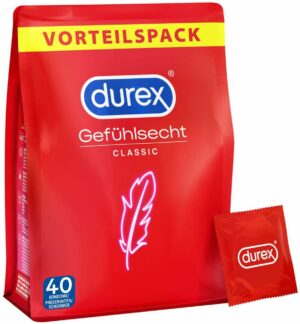 Durex Gefühlsecht classic Kondome 40 Stück