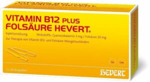 Vitamin B12 Folsäure Hevert 2 X 20 Ampullenpaare