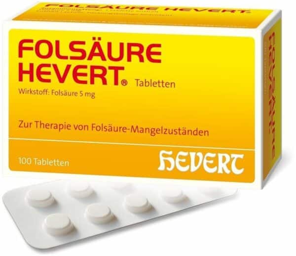 Folsäure Hevert 100 Tabletten