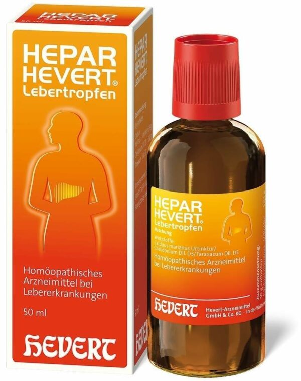 Hepar Hevert 50 ml Lebertropfen