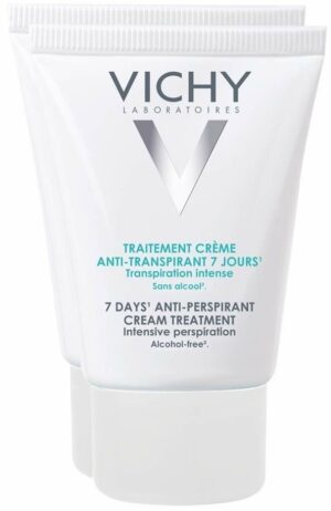 Vichy Deodorant Creme Anti Transpirant mit 7-Tage-Wirkung 2 x 30 ml Creme