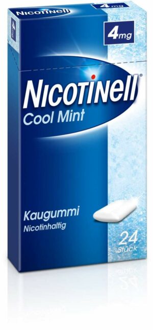 Nicotinell 4 mg Kaugummi Cool Mint 24 Stück