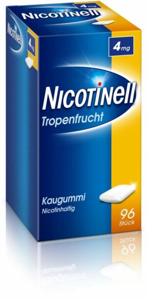 Nicotinell 96 Kaugummis Tropenfrucht 4 mg