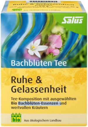 Bachblüten Tee Ruhe und Gelassenheit