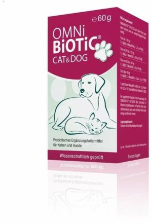 Omni Biotic Cat & Dog Pulver 60 G