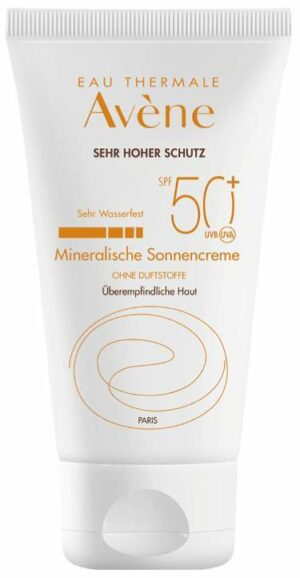 Avene Mineralische Sonnencreme LSF50 50 ml + Sehr Hoher Schutz
