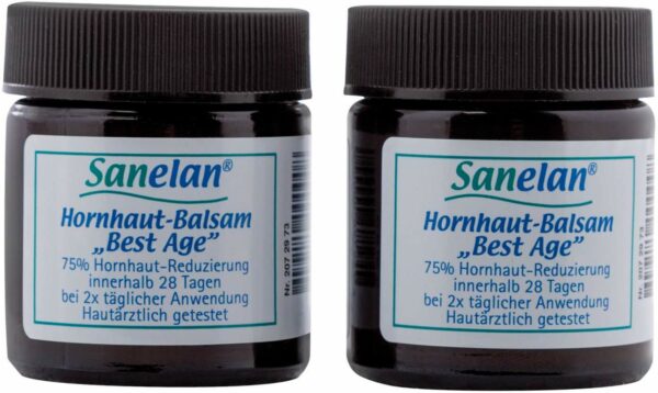 Hornhaut Balsam Sanelan Best Age Duo-Set 2 x 30 ml