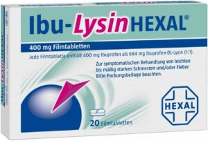 Ibu-Lysin Hexal 400 mg 20 Filmtabletten