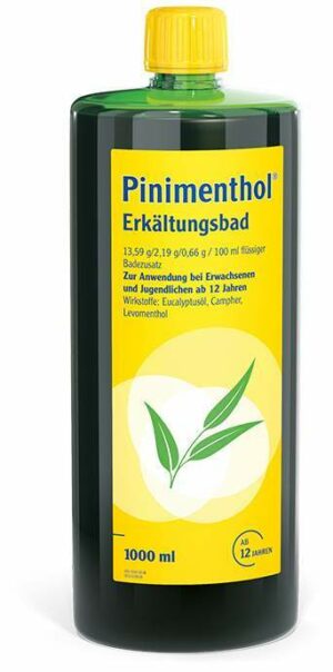 Pinimenthol Erkältungsbad 1000 ml