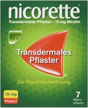 Nicorette TX Pflaster 15 mg 7 Matrixpflaster