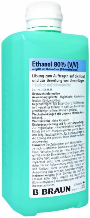 Ethanol 80% Vol-% Hyg. Hände