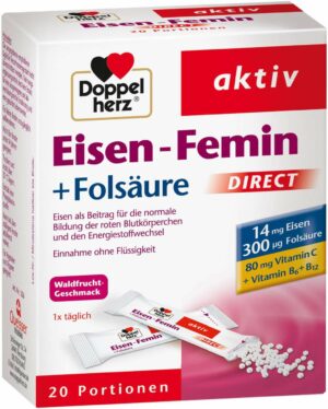 Doppelherz Eisen Femin Direct 20 Pellets