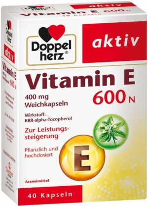 Doppelherz Vitamin E 600 N 40 Weichkapseln