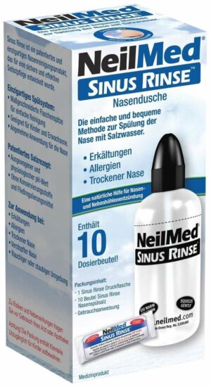 Neilmed Sinus Rinse Nasendusche + Nasenspülsalz 10 Dosierbeutel