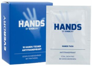 Everdry Antitranspirant Hands Tücher 10 Stück