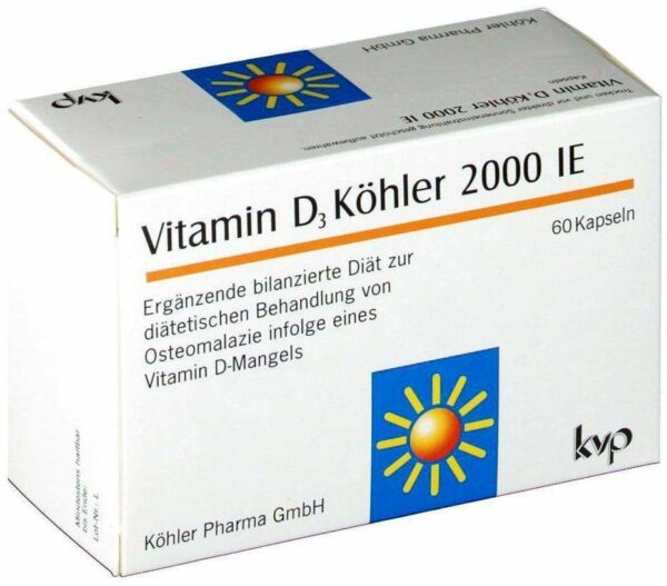 Vitamin D3 Köhler 2000 I.E. 60 Kapseln