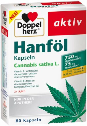 Doppelherz Hanföl Kapseln 80 Stück