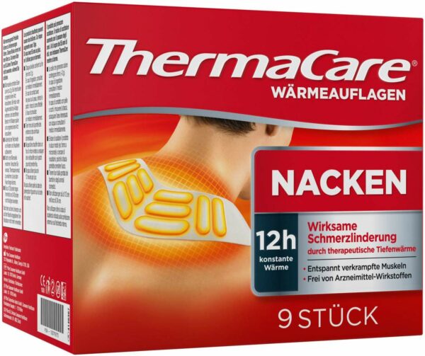 Thermacare Nacken-Schulter Auflagen zur Schmerzlinderung 9 Stück