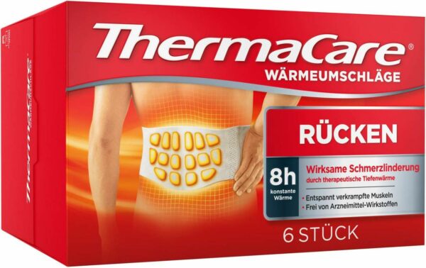 Thermacare Rückenumschläge S-Xl 6 Stück