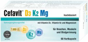Cefavit D3 K2 mg 7.000 I.E. 60 Kapseln