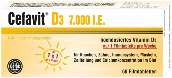 Cefavit D3 7.000 I.E. 60 Filmtabletten