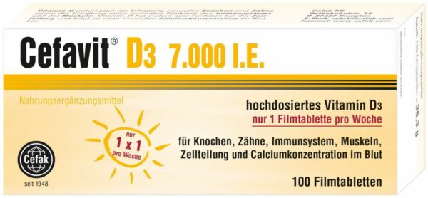 Cefavit D3 7.000 I.E. 100 Tabletten