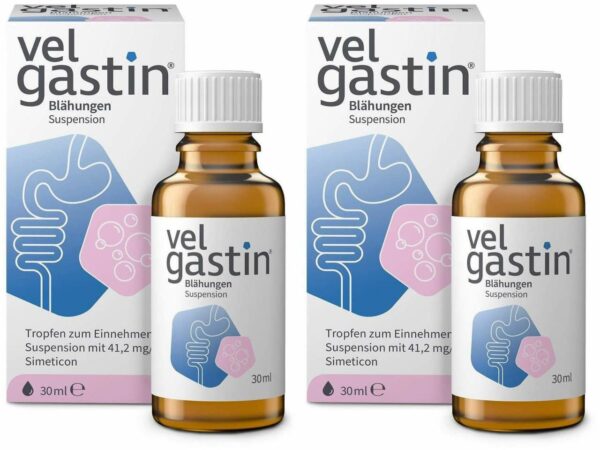 Velgastin Blähungen Suspension zum Einnehmen 2 x 30 ml