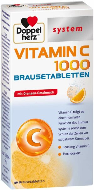 Doppelherz System Vitamin C 1000 40 Brausetabletten