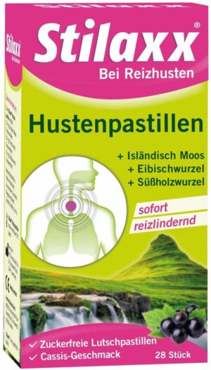 Stilaxx Hustenpastillen Isländisch Moos 28 Lutschpastillen