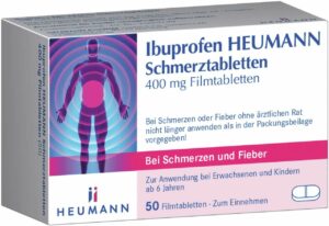 Ibuprofen Heumann Schmerztabletten 400 mg 50 Filmtabletten