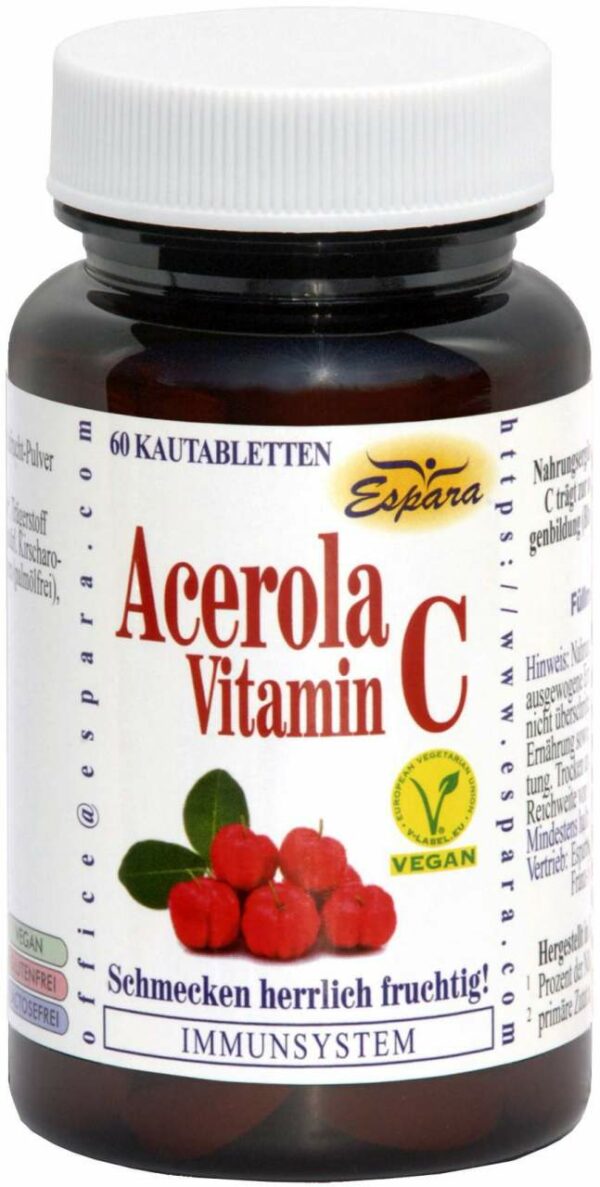 Acerola Vitamin C 60 Kautabletten