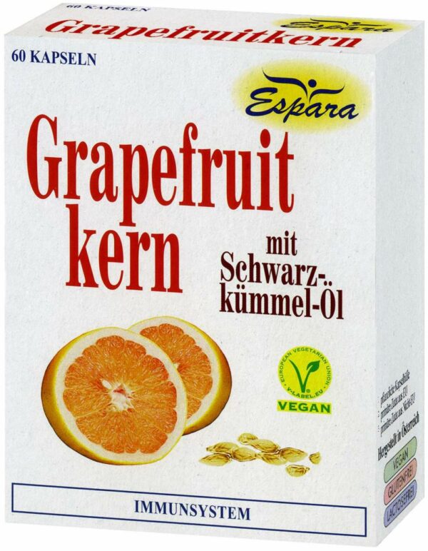 Grapefruit Plus Schwarzkümmelöl 60 Kapseln