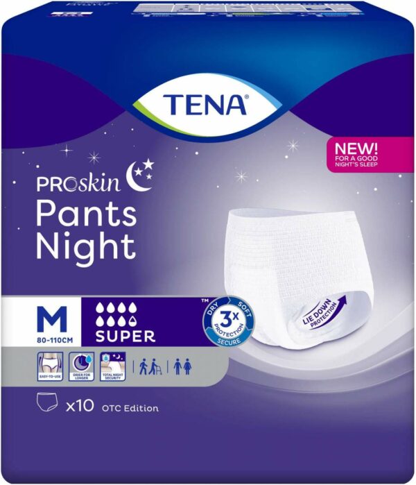 Tena Pants Night Super Größe M 10 Stück