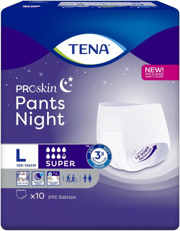 Tena Pants Night Super Größe L 10 Stück