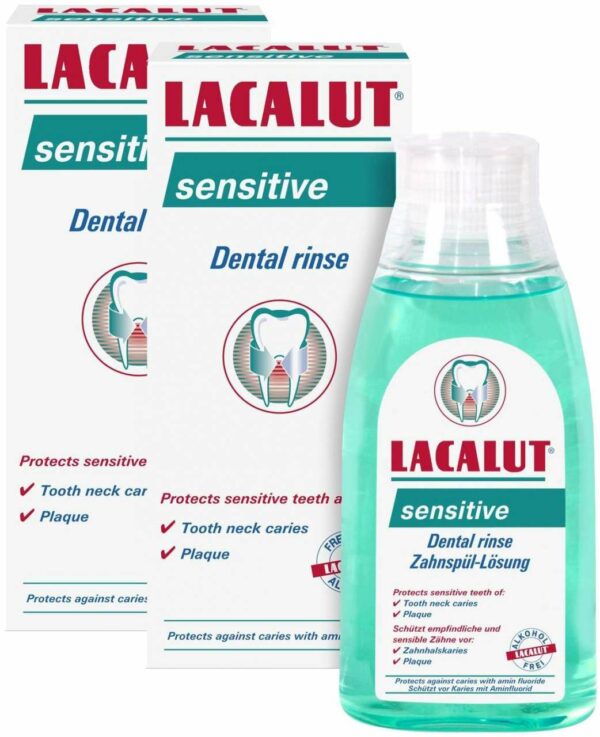 Lacalut sensitive 2 x 300 ml Zahnspüllösung